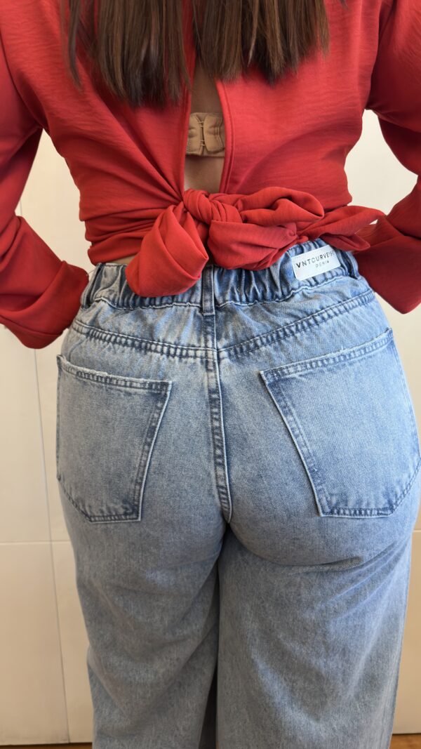 Pantalon Jean Palazo - Imagen 3