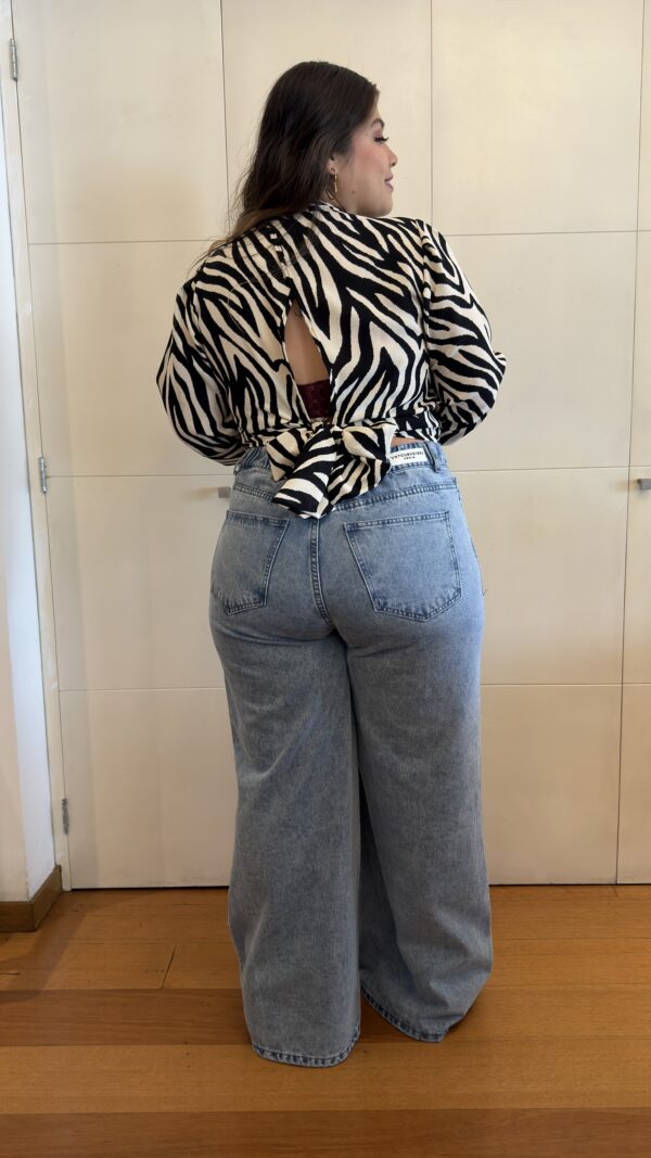Pantalon Jean Palazo - Imagen 4