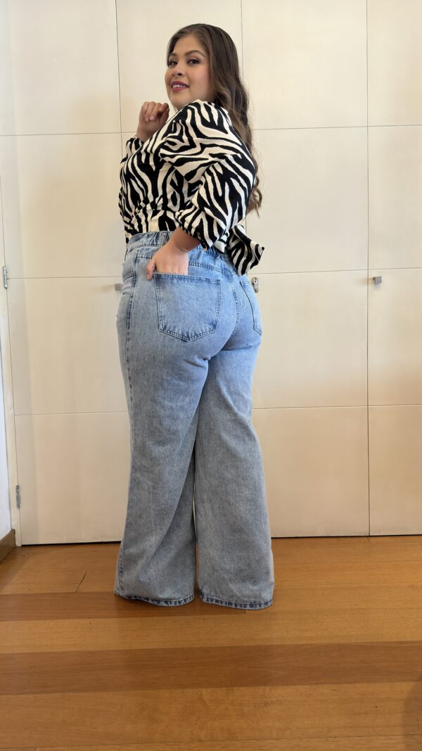 Pantalon Jean Palazo - Imagen 5