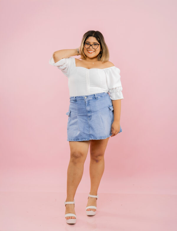 Falda Short Jean - Imagen 4