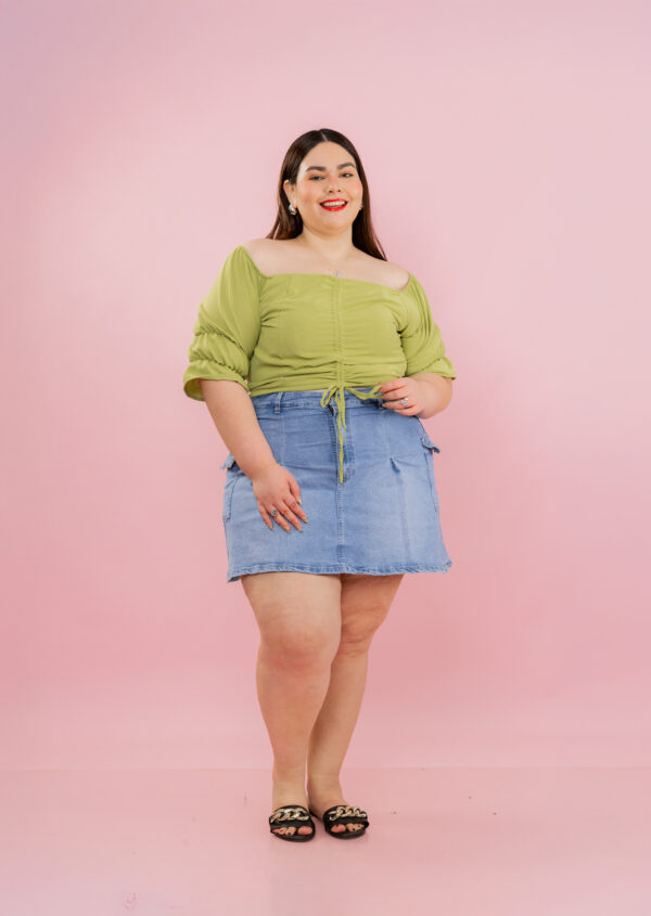 Falda Short Jean - Imagen 3