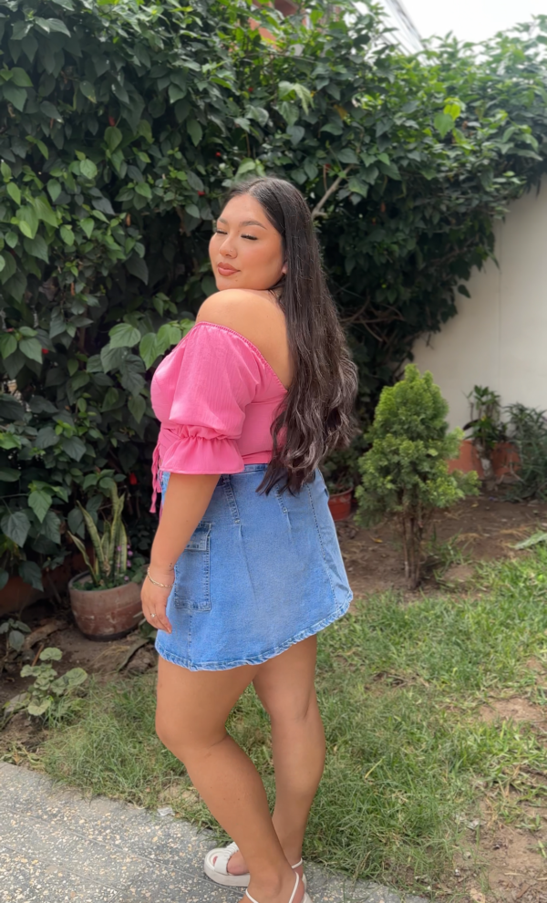 Falda Short Jean - Imagen 5
