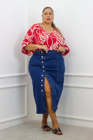 Falda botones